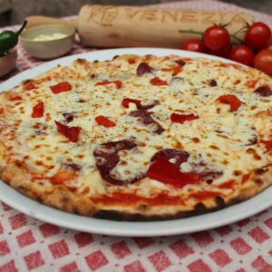 Pizza with Bulgarian sausage 2