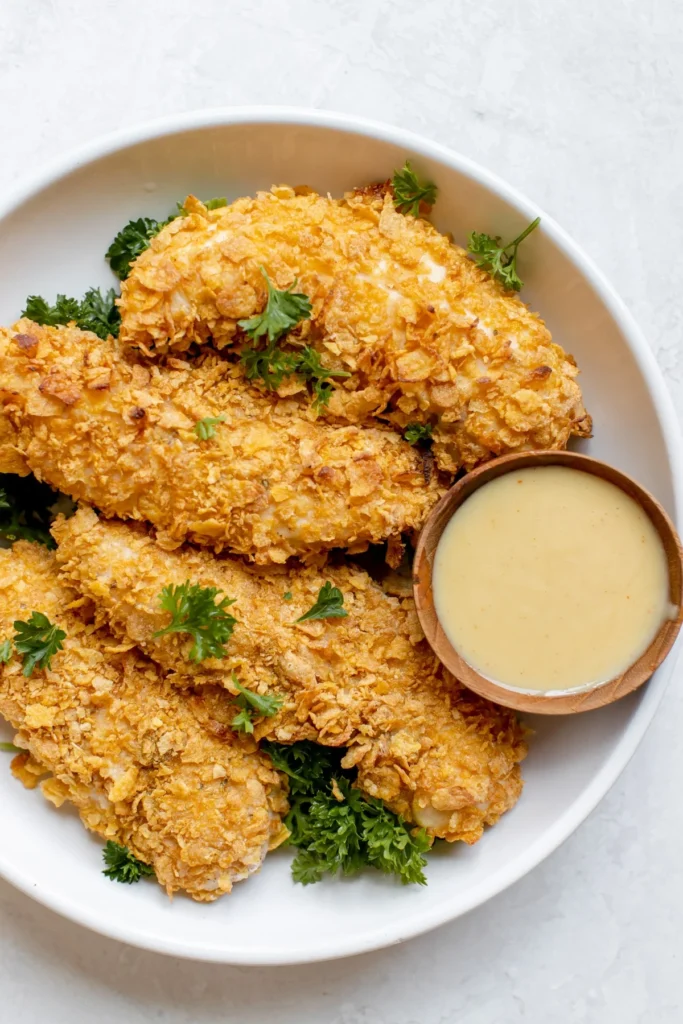 Chicken with cornflakes