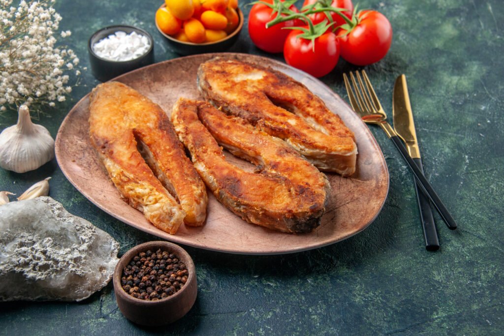 Fried carp